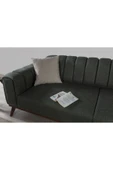 Perla Sofa VELAR YATAKLI KANEPE KETEN YEŞİL - 5