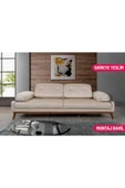 Perla Sofa   Nelson Üçlü Koltuk Babyface Krem thumbnail 1