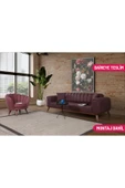 Perla Sofa VELAR KOLTUK TAKIMI KETEN BORDO KAZAYAĞI - 1