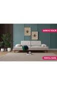 Perla Sofa   NELSON ÜÇLÜ KOLTUK KETEN KREM - 1