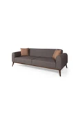 Perla Sofa   SENECA KETEN YATAKLI KANEPE KAHVE - 4