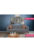 Perla Sofa FERRANTİ YATAKLI SANDIKLI ÜÇLÜ KANEPE AÇIK GRİ - 1