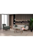 Perla Sofa SENECA KETEN KOLTUK TAKIMI, KREM - 1