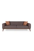 Perla Sofa   SENECA KETEN KOLTUK TAKIMI, KAHVE - 4