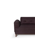 Perla Sofa   Madrid Üçlü Yataklı Kanepe Koyu Bordo Kazayağı thumbnail 5