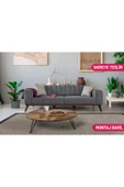 Perla Sofa VELAR YATAKLI KANEPE KETEN AÇIK GRİ - 1