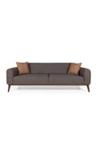 Perla Sofa   SENECA KETEN YATAKLI KANEPE KAHVE - 2