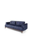 Perla Sofa   Madrid Koltuk Takımı Bora Lacivert Krem - 5