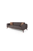 Perla Sofa   VELAR YATAKLI KANEPE KETEN KAHVE - 5