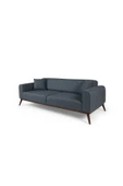 Perla Sofa SENECA YATAKLI KANEPE KETEN KOYU MAVİ KAZAYAĞI - 5