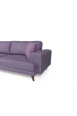 Perla Sofa NOBİS YATAKLI KANEPE KETEN MOR - 5