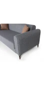 Perla Sofa   FERRANTİ YATAKLI SANDIKLI ÜÇLÜ KANEPE AÇIK GRİ - 7