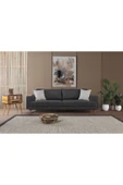 Perla Sofa   NOBİS YATAKLI KANEPE KETEN ANTRASİT thumbnail 1