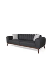 Perla Sofa   VELAR YATAKLI KANEPE KETEN ANTRASİT thumbnail 5