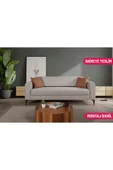 Perla Sofa   FERRANTİ YATAKLI SANDIKLI ÜÇLÜ KANEPE KREM thumbnail 1