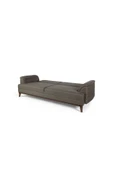 Perla Sofa Madrid Koltuk Takımı Keten Koyu Kahve Kazayağı - 6