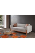 Perla Sofa   FERRANTİ PLUS AHŞAP YATAKLI SANDIKLI KANEPE KREM - 4