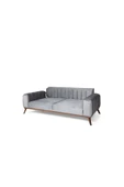 Perla Sofa VELAR YATAKLI KANEPE BABYFACE AÇIK GRİ - 3