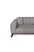 Perla Sofa   VELAR YATAKLI KANEPE KETEN AÇIK KAHVE KAZAYAĞI thumbnail 3