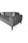 Perla Sofa VELAR YATAKLI KANEPE KETEN AÇIK GRİ - 6