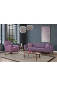 Perla Sofa   SENECA KETEN KOLTUK TAKIMI, MOR - 1