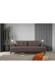 Perla Sofa Madrid Koltuk Takımı Keten Kahve - 3