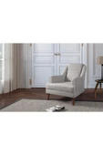 Perla Sofa Madrid Berjer Keten Krem - 1