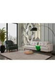 Perla Sofa   Madrid Koltuk Takımı Keten Krem - 2