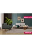 Perla Sofa NELSON YATAKLI KOLTUK TAKIMI KETEN KREM - 1