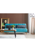 Perla Sofa   RETRO KOLSUZ YATAKLI KANEPE TURKUAZ - 2