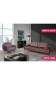 Perla Sofa NELSON YATAKLI KOLTUK TAKIMI BABYFACE KAHVE - 1