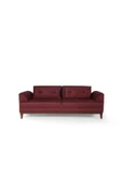 Perla Sofa   Madrid Üçlü Yataklı Koltuk Bora Bordo - 4