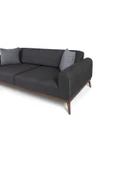 Perla Sofa   SENECA YATAKLI KANEPE KETEN ANTRASİT - 6