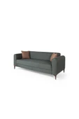 Perla Sofa   FERRANTİ YATAKLI SANDIKLI ÜÇLÜ KANEPE YEŞİL - 6