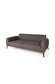 Perla Sofa SENECA KETEN KOLTUK TAKIMI, KAHVE - 2