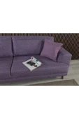 Perla Sofa   NOBİS YATAKLI KANEPE KETEN MOR - 2