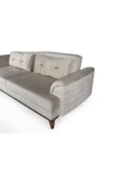 Perla Sofa   Madrid Üçlü Yataklı Kanepe Babyface Krem thumbnail 5
