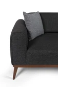 Perla Sofa   SENECA YATAKLI KANEPE KETEN ANTRASİT - 5