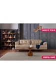 Perla Sofa   Madrid Üçlü Yataklı Kanepe Bora Krem thumbnail 1