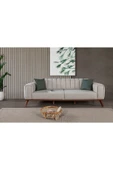 Perla Sofa VELAR YATAKLI KANEPE KETEN KREM - 2