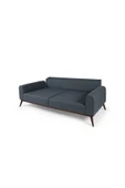 Perla Sofa   SENECA YATAKLI KANEPE KETEN KOYU MAVİ KAZAYAĞI - 3