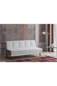 Perla Sofa RETRO KOLSUZ YATAKLI KANEPE KREM - 3
