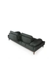 Perla Sofa NELSON ÜÇLÜ KOLTUK KETEN YEŞİL - 8