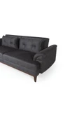 Perla Sofa Madrid Koltuk Takımı Bora Antrasit Bordo - 5