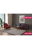 Perla Sofa Madrid Koltuk Takımı Bora Antrasit Bordo - 1