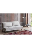 Perla Sofa RETRO KOLSUZ YATAKLI KANEPE KREM - 1