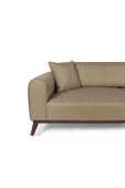 Perla Sofa   SENECA YATAKLI KANEPE KETEN HARDAL KAZAYAĞI thumbnail 4