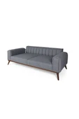 Perla Sofa   VELAR YATAKLI KANEPE KETEN AÇIK GRİ - 4