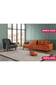 Perla Sofa   Madrid Koltuk Takımı Babyface Turuncu - 1