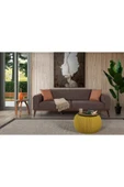 Perla Sofa   SENECA KETEN KOLTUK TAKIMI, KAHVE - 3